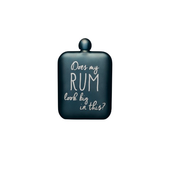 Butelca inox, "Does my rum look big in this?", 175ml, "Bar Craft" - Kitchen Craft