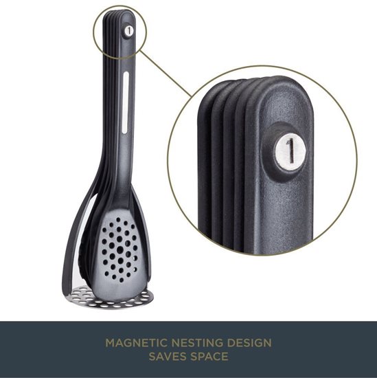 Set ustensile de gatit magnetice 5 piese "MasterClass" - Kitchen Craft