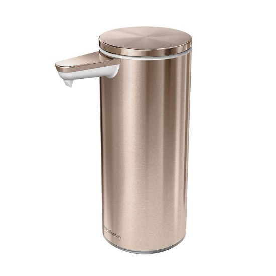 Dozator cu senzor, pentru sapun lichid, 266 ml, Rose Gold - simplehuman