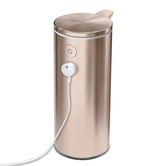 Dozator cu senzor, pentru sapun lichid, 266 ml, Rose Gold - simplehuman