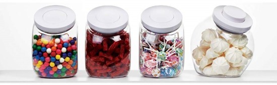 Borcan pentru fursecuri, plastic, 12,7 x 19 x 21 cm, 2,8L, "POP" - OXO