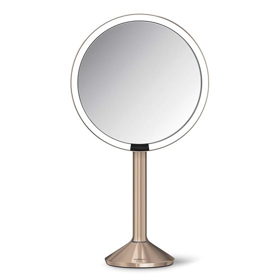 Oglinda cosmetica cu senzor, 23 cm, Rose Gold - simplehuman