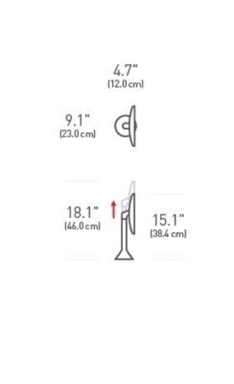 Oglinda cosmetica cu senzor, 23 cm, Pink - simplehuman