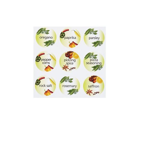 Set 45 etichete condimente - Kitchen Craft