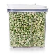 Caserola dreptunghiulara, plastic, 19 x 19 x 8 cm, 1,1L - OXO
