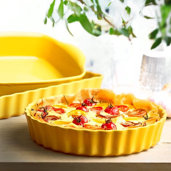 Tava tarte, ceramica, 29cm/1,98L, Provence Yellow - Emile Henry