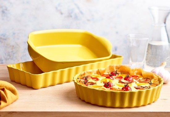 Tava tarte, ceramica, 28cm/1,98L, Provence Yellow - Emile Henry