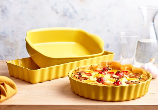 Tava tarte, ceramica, 29cm/1,98L, Provence Yellow - Emile Henry