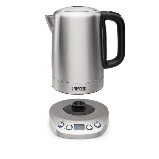 Fierbator electric, inox, 1,7L, 2200W, "Deluxe" - Princess