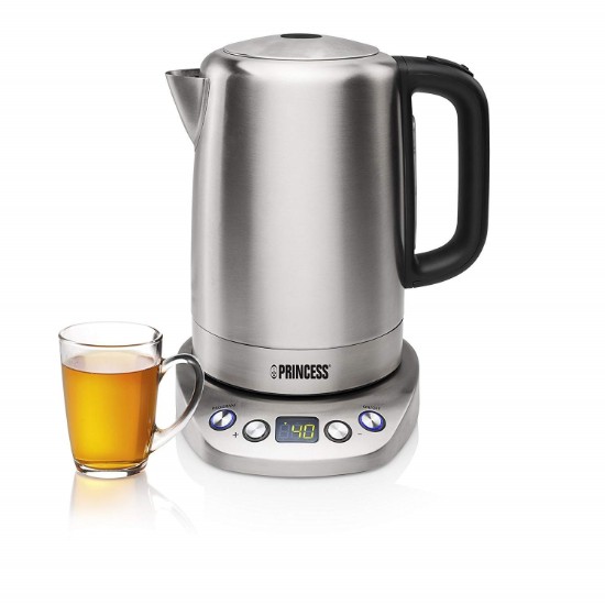 Fierbator electric, inox, 1,7L, 2200W, "Deluxe" - Princess