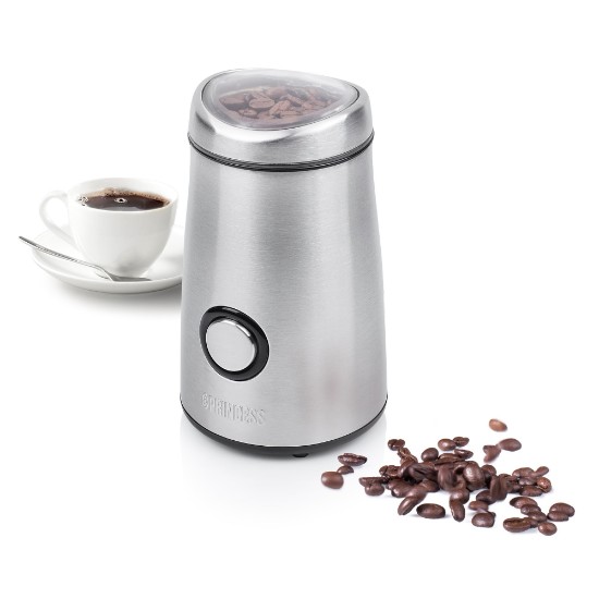 Rasnita electrica de cafea, 150W, 50g, "Deluxe", Argintiu - Princess