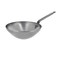 Tigaie wok otel 24 cm "Mineral B" - de Buyer