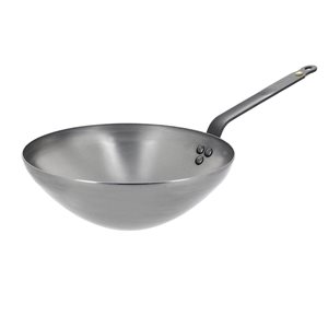Tigaie wok, otel, 28cm, "Mineral B" - de Buyer