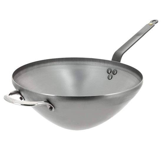Tigaie wok, otel, 40 cm "Mineral B" - de Buyer