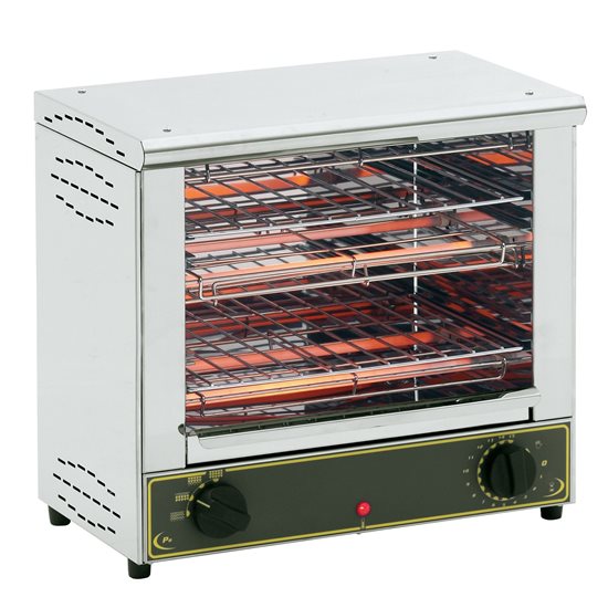 Prajitor de paine cu infrarosu BAR 2000, 2 gratare, 3000W, 54x30cm - Roller Grill