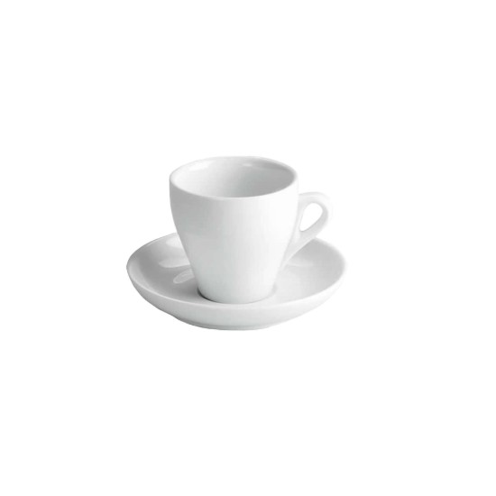Ceasca cafea cu farfurie, portelan, 75ml, "Roma" - Viejo Valle