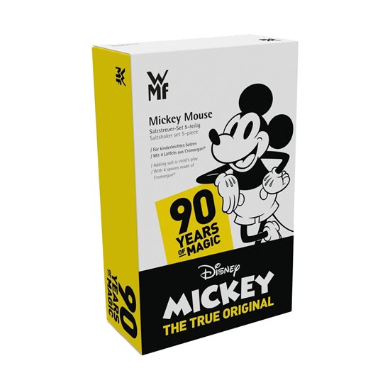 Set solnita cu lingurite copii 5 piese "Mickey Mouse" - WMF