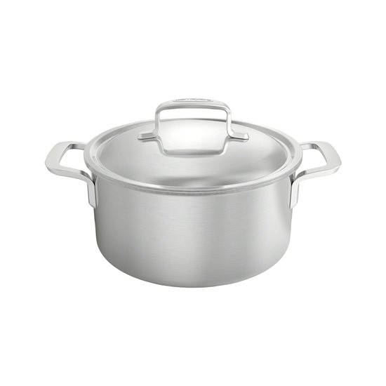 Cratita inox, cu capac, inox, 22cm/4L, "Intense" - Demeyere