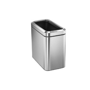 Cos de gunoi Slim, 10 L, inox, Brushed - simplehuman