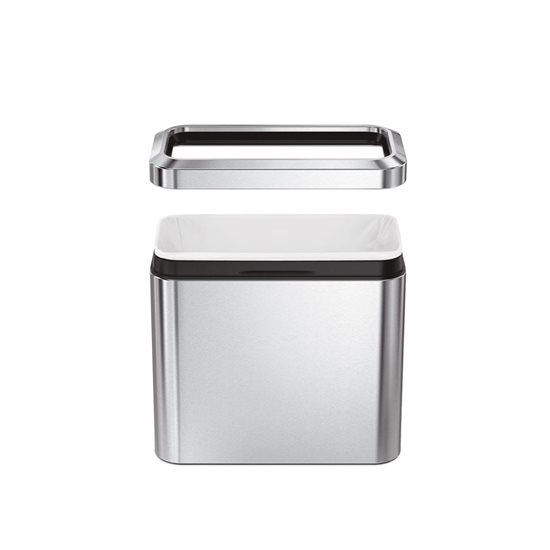 Cos de gunoi Slim, 10 L, inox - simplehuman