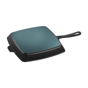 Tigaie grill patrata, fonta, 30cm, Black - Staub