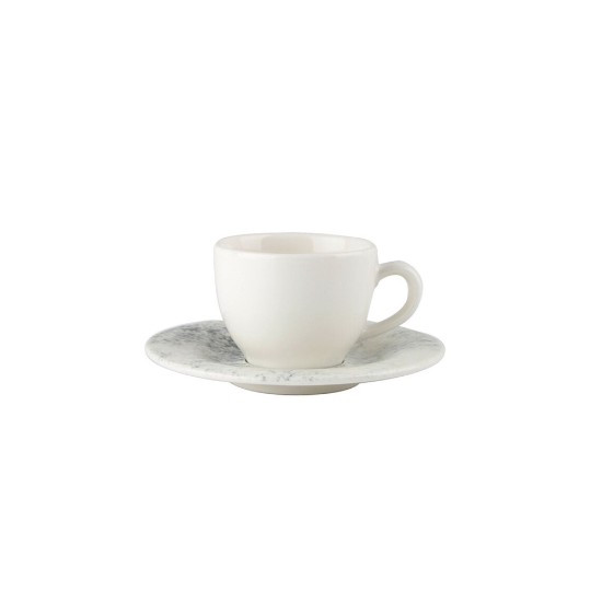 Ceasca pentru cafea cu farfurioara, portelan, 85ml, "Smoky" - Porland