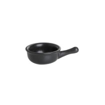 Mini vas cu maner, portelan, 9,5cm, "Seasons", Negru - Porland