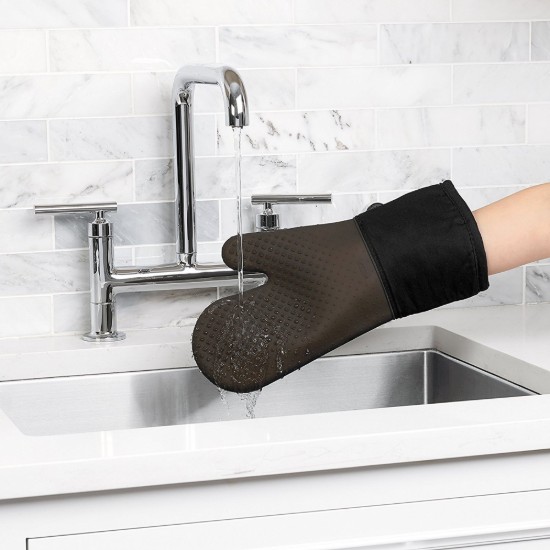 Manusa de bucatarie, silicon, Negru, "Good Grips" - OXO