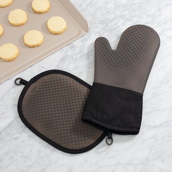 Manusa de bucatarie, silicon, Negru, "Good Grips" - OXO