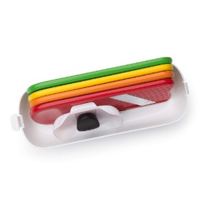 Set razuit si feliat, 6 piese, inox - OXO