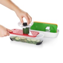 Set razuit si feliat, 6 piese, inox - OXO