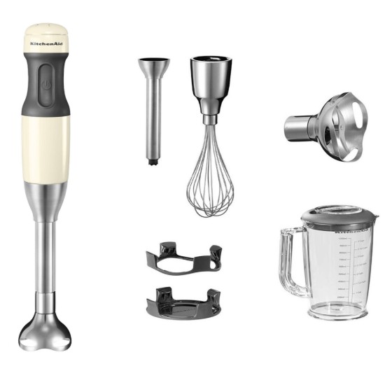 Blender vertical cu 5 viteze 180 W, Almond Cream - KitchenAid