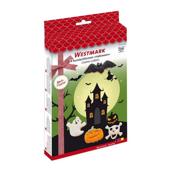Set 4 forme cutter, inox, "Halloween" - Westmark