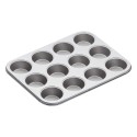 Tava pentru 12 briose, otel, 35 x 27 cm - Kitchen Craft