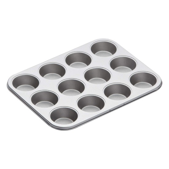 Tava pentru 12 briose, otel, 35 x 27 cm - Kitchen Craft