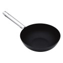 Tigaie wok, otel-carbon, 24 cm, “MasterClass” - Kitchen Craft