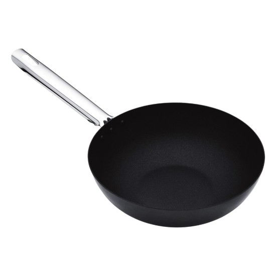 Tigaie wok, otel-carbon, 24 cm - MasterClass