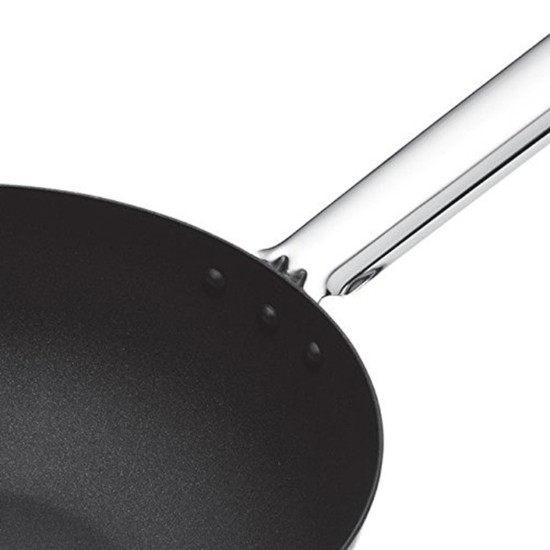 Tigaie wok, otel-carbon, 24 cm - MasterClass