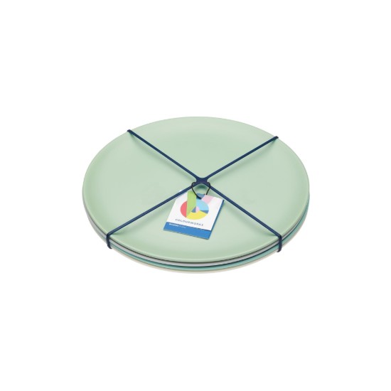 Set 4 farfurii melamina, 23 cm - Colourworks
