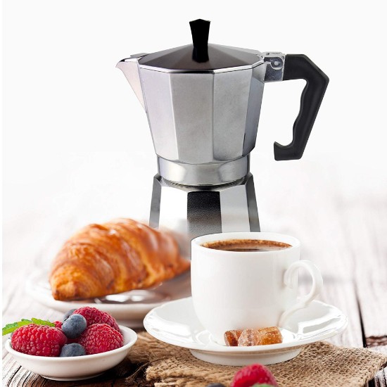 Espressor aluminiu, 480ml, "Café Olé" - Grunwerg