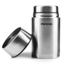 Termos pentru supa, inox, 1 L, "Pioneer", Argintiu - Grunwerg