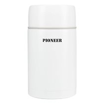 Termos pentru supa, inox, 1 L, "Pioneer", Alb - Grunwerg