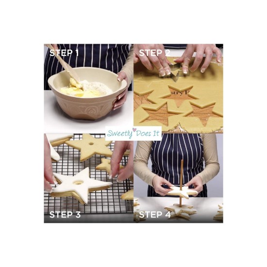 Set 9 forme cutter biscuiti, inox - Kitchen Craft