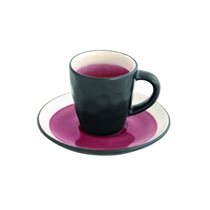 Ceasca cafea cu farfurioara 75 ml "Origin 2.0", Raspberry - Nuova R2S
