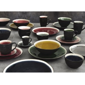 Farfurie ceramica, 26,5 cm, "Origin 2.0", Raspberry - Nuova R2S