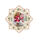 Platou servire tort, portelan, 32 cm, 