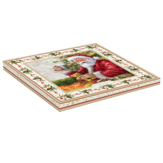 Platou servire tort, portelan, 32 cm, "Christmas Time" - Nuova R2S