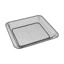 Cos pentru prajit, aluminiu, 35,4x32,5cm GN 2/3 - AMT Gastroguss