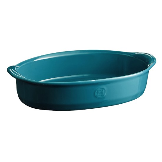 Tava ceramica ovala 35 x 22,5 cm/2,3 l, Mediterranean Blue - Emile Henry