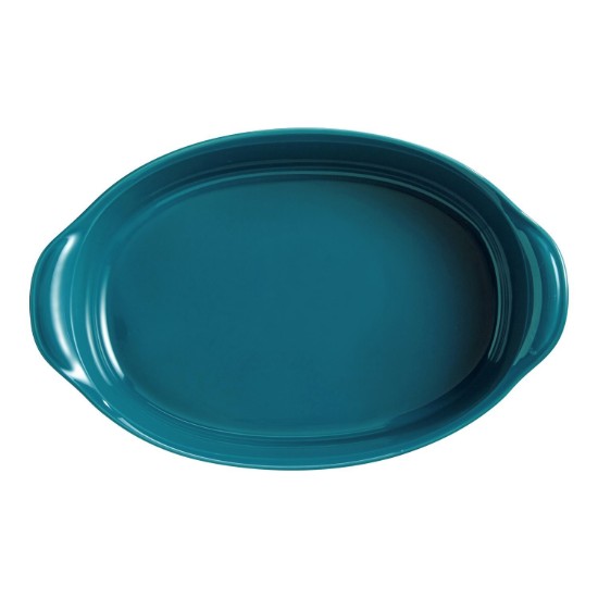 Tava ceramica ovala 35 x 22,5 cm/2,3 l, Mediterranean Blue - Emile Henry